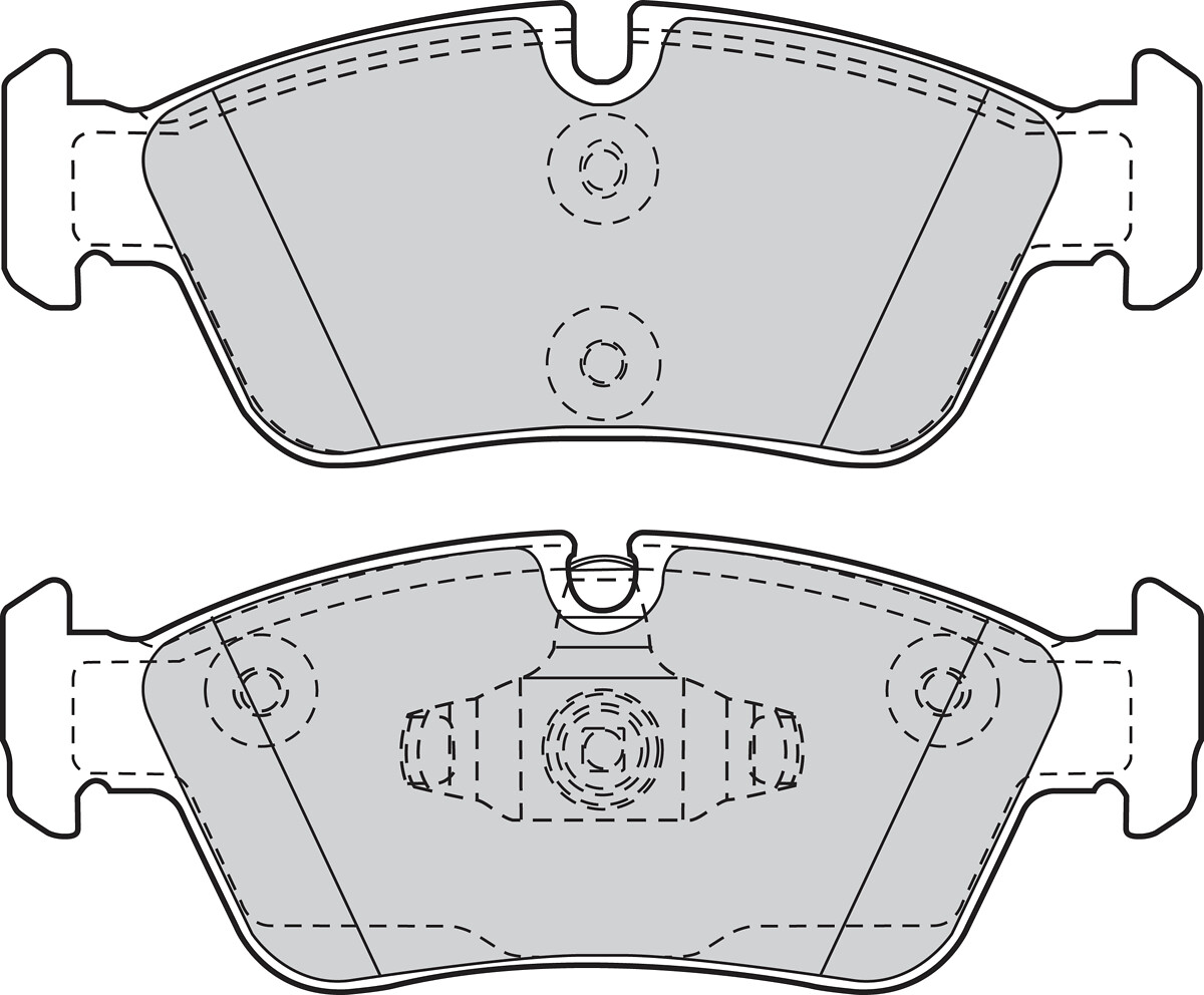 Jeu de 4 plaquettes de frein VALEO ref. 302050